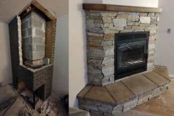 fireplace convert by Portland Fireplace and Chimney