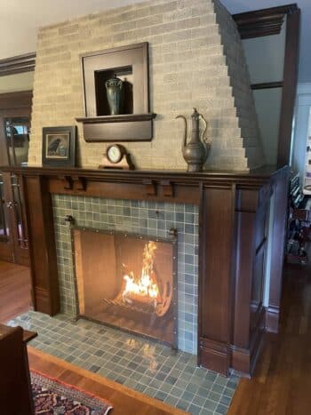 drafty fireplace